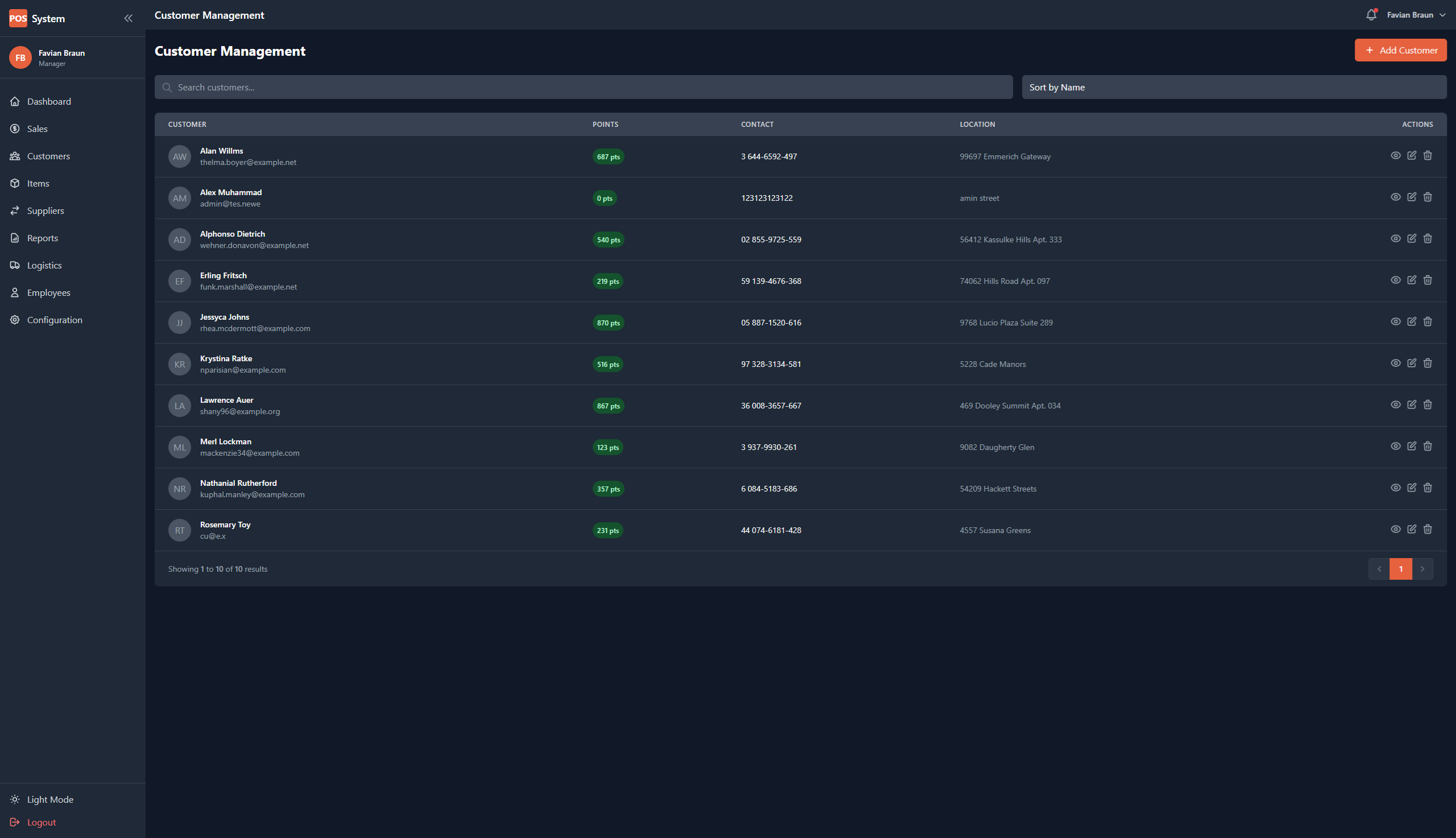 POS System preview